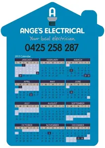 Custom Printed Refrigerator <strong>Magnet</strong> Paper House Shaped <strong>Fridge</strong> <strong>Magnet</strong> With DL Carton New Year Medium Contemporary Cmyk Support - Product Image 2