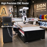 Machine de fraisage CNC pour le bois avec changeur d'outils automatique 1325 ATC pour la sculpture et la découpe de panneaux de meubles