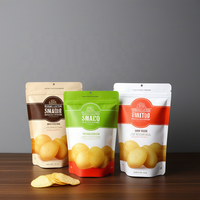 Sacs refermables en Mylar imprimés sur mesure, anti-odeur, pour aliments pour bébés, chewing-gum, aliments pour animaux et sucre, en plastique PE, MOQ 100 pièces