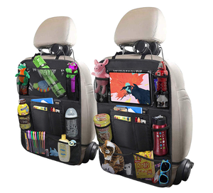 Organizador de asiento trasero de coche de tela Oxford moderno, bolsa de almacenamiento para organizar juguetes y artículos diversos para niños - Product Image 4