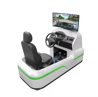 Simulador de Conducción de Autos Realista, Máquina de Juegos Operada con Monedas, Pantalla Grande, Certificación CE, Juego de Carreras en Inglés, 1 Año de Garantía