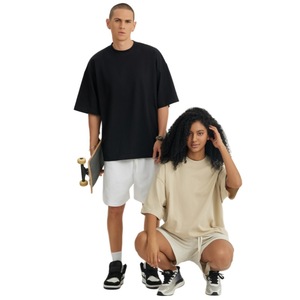 T-shirt personnalisé en tricot brillant uni, t-shirt formel imprimé pour homme, 100% coton, 240g, de qualité supérieure - Product Image 2