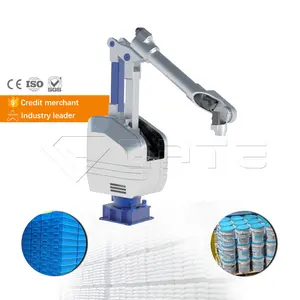 GATE 50KG Automatic Industrial Robot Palletizer For Bottle Water Palletizer Machine Robot