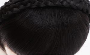 ทื่อแล้วบิดถักเปียสีดำธรรมชา<span class=keywords><strong>ต</strong></span>ิเรียบผมถักเปีย - Product Image 2