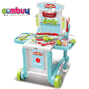 Offre Spéciale semblant jouer <span class=keywords><strong>docteur</strong></span> enfants <span class=keywords><strong>jouet</strong></span> en plastique <span class=keywords><strong>chariot</strong></span> médical - Product Image 4
