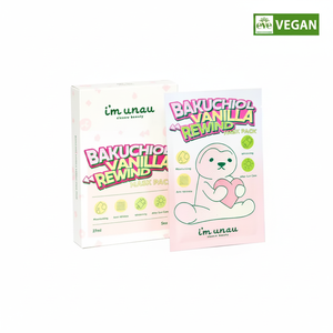 Unau BAKUCHIOL VANILLA REWIND 27ml * 5ea Mascarilla Facial Funcional Pack Buena Calidad - Product Image 2