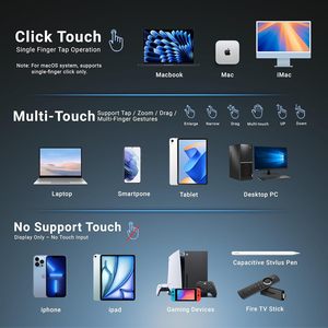 AHXJKA 10,5 inch 1920x1280 IPS touchscreen draagbare monitor lederen tas 60Hz Type C Plug & Play ingebouwde luidsprekers gaminglaptop - Product Image 3