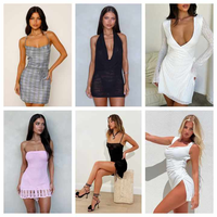 Robes décontractées pour femmes en gros Assortiment de vêtements neufs et d'occasion Vêtements en stock pour l'été Vente en gros Lixes Clothes Bale