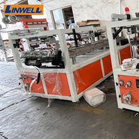 Machine à nid d'abeille en aluminium avec moteur PLC, rouleau de production pour panneaux en nid d'abeille en papier à grille hexagonale de 50 mm