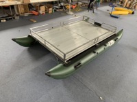 Bateau pneumatique à ponton en PVC pour une personne, pêche au leurre, catamaran, mini yacht