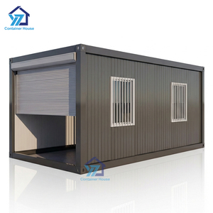 Garage conteneur personnalisé OEM, design moderne en kit avec fenêtre de sécurité pour le stationnement de voitures et le rangement d'outils - Product Image 1