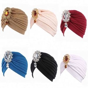 Pañuelo para la Cabeza Popular para Mujer, Turbante con Diseño Trenzado, Material de Poliéster y Spandex, Estilo Indio, con Volantes, Suave al Tacto, para las Cuatro Estaciones - Product Image 2