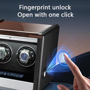 Caja Fuerte para Relojes M&Q con Pantalla Táctil LCD y Huella Dactilar, Motor Silencioso Antimagnético para Relojes <span class=keywords><strong>Automáticos</strong></span>, Regalo para Coleccionistas - Product Image 3