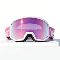 Masque de ski à double couche anti-buée, protection UV400, compatible OTG, compatible casque, masque de snowboard personnalisé OEM