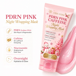 Linea Skincare PDRN Pink a Marchio Privato, <span class=keywords><strong>Crema</strong></span> Viso al Collagene DNA di Salmone, Siero, Tonico, Patch <span class=keywords><strong>Occhi</strong></span>, Prodotti di Bellezza Coreani Personalizzati - Product Image 6