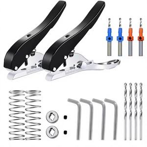 Handheld Edge Banding Hole Punch Single Hole Flat Bevel Mouth Metal Handle Durable Woodworking Plier - Product Image 4