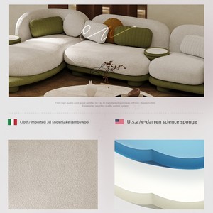 Bộ ghế sofa góc ghép nối kiểu dáng đặc biệt, chất liệu <span class=keywords><strong>m</strong></span>út xốp, dành cho căn hộ nhỏ và <span class=keywords><strong>l</strong></span>ớn, thiết kế Ý nă<span class=keywords><strong>m</strong></span> 2025. - Product Image 6