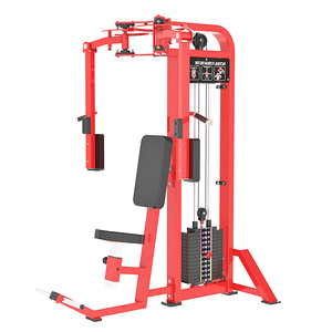 Máquina de Gimnasio Comercial Pin Loaded de Acero para Pectorales y Dorsales con Pila de Pesas de 70 kg para Entrenamiento de Espalda, Brazos y Pecho - Product Image 4