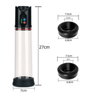 Pompe à pénis électrique en promotion, extenseur automatique, agrandisseur pénien sous vide, masturbateur masculin, jouets sexuels en plastique pour hommes