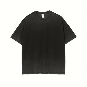 Design Custom Logo Men's Mineral Vintage Blank T-<b>Shirt</b> Heavy Weight Acid Wash Oversized Silk Screen Printed Shaka Color - Product Image 2