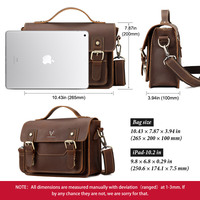 Sac à main pour homme HUMERPAUL en cuir souple, sacoche pour ordinateur portable, grande capacité, sac de voyage, sac bandoulière pour le travail