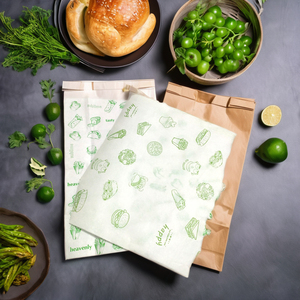 In bánh sandwich Giấy không thấm mỡ Burger Giấy Gói cho thực phẩm - Product Image 4