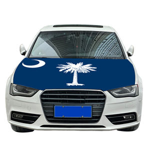 Cubierta de capó de coche Nacional asequible Bandera de cubierta de motor de coche de <span class=keywords><strong>Carolina</strong></span> del Sur Bandera de venta directa de fábrica tela de poliéster - Product Image 2