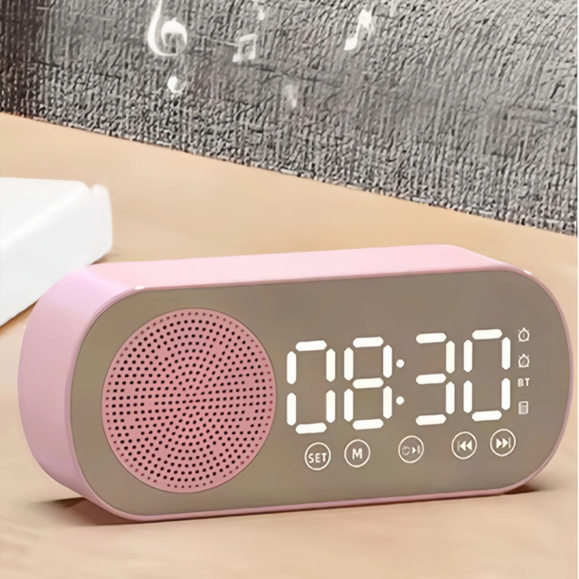 Wireless Speaker with Multi-functional Features and Mini Smart Alarm Clock