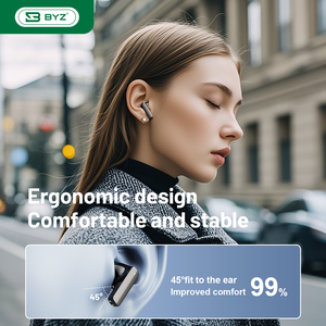 <span class=keywords><strong>Casque</strong></span> sans fil TWS BYZ B59, confort ergonomique, ajustement confortable, charge de type C, écouteurs de sport avec étui miroir élégant - Product Image 5
