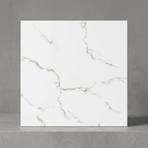 Arctic Elica - Azulejos de Porcelana Brillante de 24x24 Pulgadas, Efecto Piedra Blanca, Colección Digital para Pisos y Paredes, 600x600 mm - Product Image 1