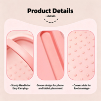Bassin de lavage des pieds pliable et portable en plastique coloré multi-usage avec poignée pour la maison