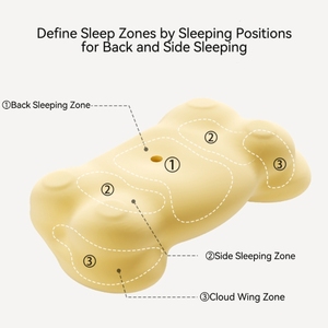 <span class=keywords><strong>Oreiller</strong></span> cervical orthopédique en mousse à mémoire de forme à hauteur réglable, grand et mignon, idéal pour dormir <span class=keywords><strong>sur</strong></span> <span class=keywords><strong>le</strong></span> <span class=keywords><strong>côté</strong></span> – Parfait pour hôtels - Product Image 3
