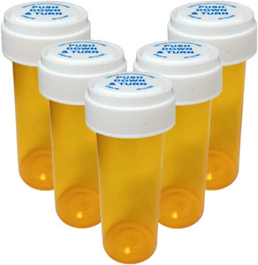 Empfehlung Reversibler Schraub kappen behälter für die Apotheke Verwendung Langlebiges PP-Kunststoff-PET-Material Zylinder Anpassbares Logo - Product Image 5