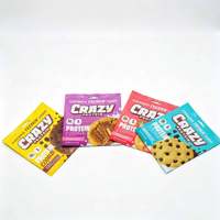 Sachets Doypack en plastique PE imprimés avec logo personnalisé, emballage alimentaire de qualité pour biscuits, sucre, croustilles et chewing-gum