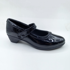 <strong>Women</strong> <strong>Black</strong> <strong>Patent</strong> PU Mary Jane <strong>Shoes</strong> Low Heel Comfortable Footwear Casual Versatile Wear <strong>Shoes</strong> - Product Image 1