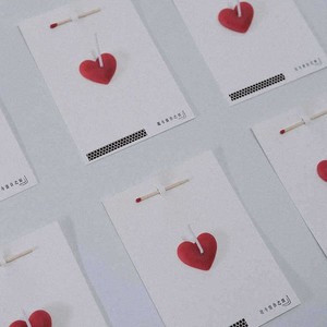 Vela en forma de corazón con tarjeta de mensaje oculto para parejas, regalo para ocasiones especiales - Product Image 4