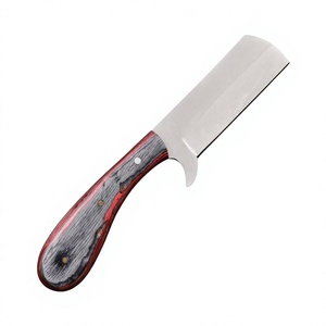 Couteau de boucher de style cowboy en acier au carbone forgé à la main de qualité industrielle Timber Steel Enterprises, lame fixe pleine longueur, personnalisable OEM - Product Image 1