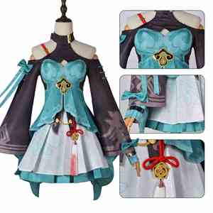 Disfraz de Cosplay de Qingque de Star Rail, Nuevo, para Anime, Comic Con, Cosplay, Fiestas - Product Image 6