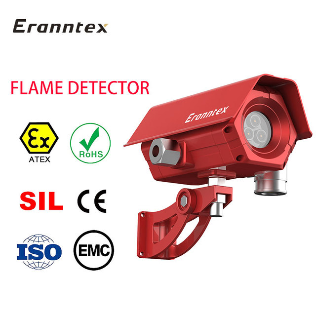 Eranntex MIC-200-IR3 Fixed Flammable Gas Detector Range of IR3 and UVIR2 Flame Detectors Open Path Detector with Quick Alarm