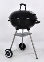 Barbecue au charbon de bois SEJR avec chariot de 18 pouces, barbecue sur trépied