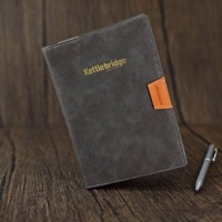 Agenda annuel personnalisable en cuir noir 2026, planificateur d'objectifs A5, carnet anglais avec séparateurs de couleurs, onglets de page