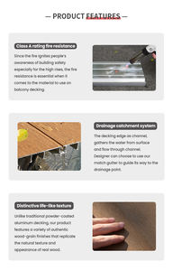 Tablones blanqueadores de aluminio usados, cubierta de pontón de cubierta hermética de superficie resistente a la intemperie - Product Image 2