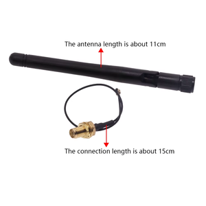 2.4GHz 3dBi WiFi 2.4g anten anten RP-SMA erkek kablosuz yönlendirici + 17cm PCI U.FL RP-SMA erkek Pigtail kablo için IPX ste... - Product Image 3