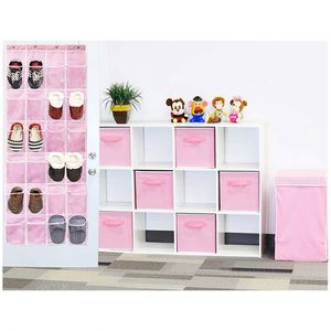Grand Organisateur de Chaussures Suspendu Écologique à 24 Poches Transparent avec Housse Anti-Poussière - Solution de Rangement à Accrocher à la Porte - Product Image 6