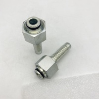 Raccord de tuyau hydraulique métrique femelle droit de haute qualité, joint conique à 24 degrés, joint torique H.T. Raccord de tuyau hydraulique DIN3865