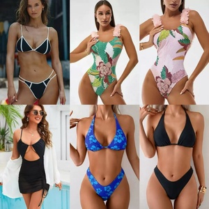 Nuevos trajes de baño con encubrimiento mujeres Hawaiano bronceado a través del traje de baño embalaje ecológico apretado Sexy traje de baño - Product Image 2