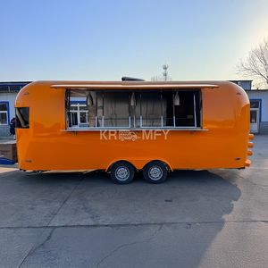 Camion de restauration mobile entièrement équipé en acier inoxydable CE DOT, cuisine complète, résistant à la rouille, idéal pour la vente de bonbons et de street food - Product Image 3