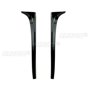 สปอยเลอร์ข้างกระจกหลังรถยนต์สีดำเงา 2 ชิ้น สำหรับ Volkswagen Golf 7 MK7 Rline 2014-2018 อุปกรณ์ตกแต่งรถยนต์ - Product Image 1