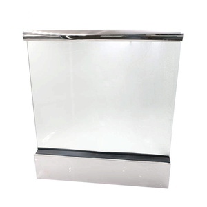 프레임리스 유리 난간 알루미늄 야외 발코니 울타리 U 자형 채널 시스템 프로필 계단 난간 유리 난간 - Product Image 5