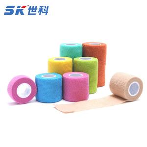 ضمادة طبية لاصقة مخصصة من القماش غير المنسوج، مقاومة للماء وقابلة للتنفس، ضمادات مرنة ذاتية اللصق للضغط ورعاية الجروح والرياضة - Product Image 2